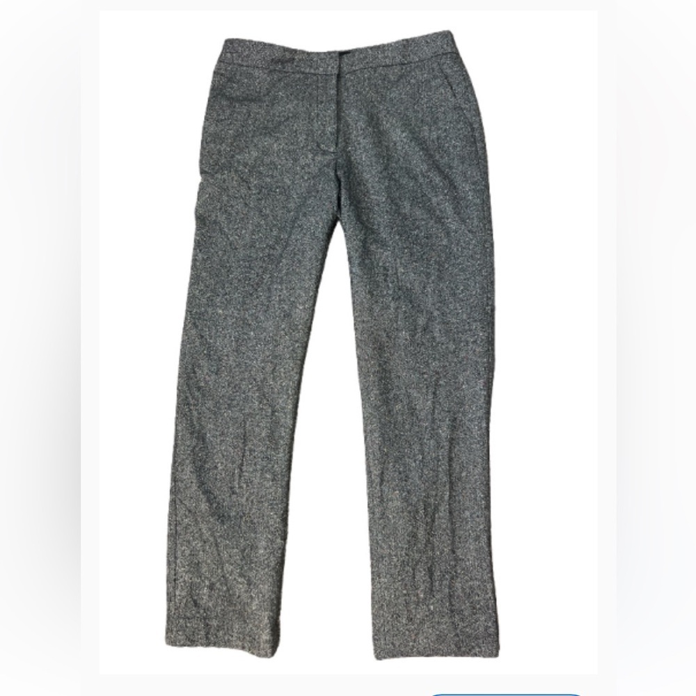 Talbots Preppy Classic Tweed Gray‎ Pants Trousers - Picture 2 of 15